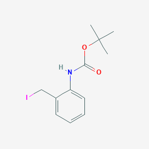molecular formula C12H16INO2 B8528030 Tert-butyl (2-(iodomethyl)phenyl)carbamate 
