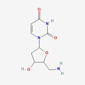 1-(5-Aminomethyl-4-hydroxy-tetrahydro-furan-2-yl)-1H-pyrimidine-2,4-dione