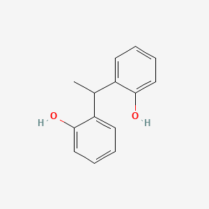 molecular formula C14H14O2 B8528186 Ethylidenebisphenol CAS No. 50851-80-4