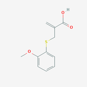 alpha-(o-Methoxyphenylthiomethyl)-acrylic acid
