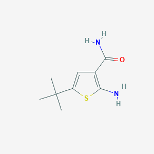 2-Amino-5-tert-butylthiophene-3-carboxamide