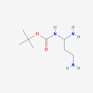 3-(N-tertbutoxycarbonylamino)-1,3-propanediamine