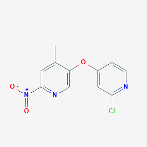 2-Chloro-4-(4-methyl-6-nitropyridin-3-yloxy)pyridine