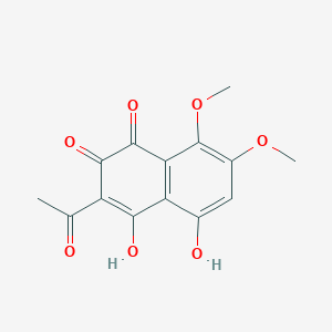 3-Acetyl-4,5-dihydroxy-7,8-dimethoxynaphthalene-1,2-dione