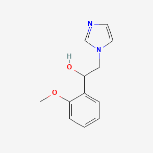 1-[2-Hydroxy-2-(2-methoxyphenyl)ethyl]imidazole