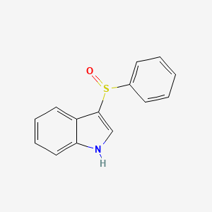 3-(Benzenesulfinyl)-1H-indole