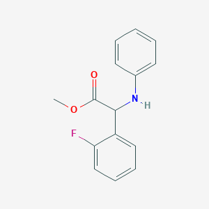 (2-Fluoro-phenyl)-phenylamino-acetic acid methyl ester