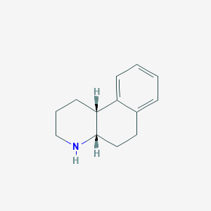 (4aS,10bR)-1,2,3,4,4a,5,6,10b-Octahydrobenzo[f]quinoline
