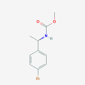 (S)-[1-(4-Bromo-phenyl)-ethyl]-carbamic acid methyl ester