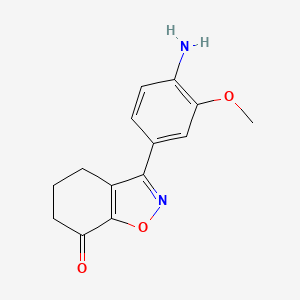 3-(4-amino-3-methoxyphenyl)-5,6-dihydrobenzo[d]isoxazol-7(4H)-one