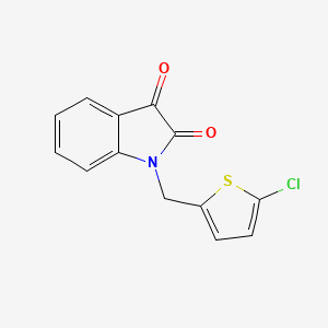1-((5-Chlorothiophen-2-yl)methyl)indoline-2,3-dione