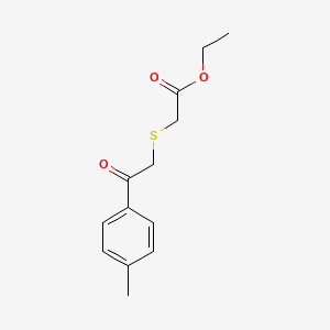 Ethyl {[2-(4-methylphenyl)-2-oxoethyl]thio}acetate