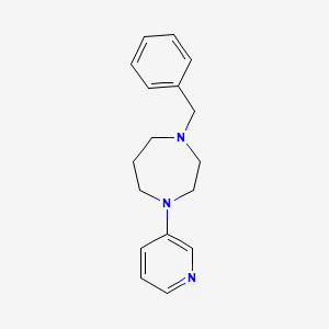 4-Benzyl-1-(3-pyridyl)-homopiperazine