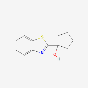 1-(1,3-Benzothiazol-2-yl)cyclopentanol