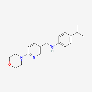 (4-Isopropylphenyl)[(6-morpholinopyridin-3-yl)methyl]amine
