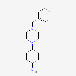 4-(4-Benzylpiperazin-1-yl)cyclohexanamine