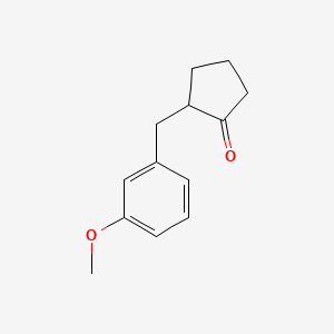 molecular formula C13H16O2 B8528541 2-(3-Methoxybenzyl)cyclopentanone 