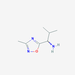 (S)-5-(1-amino-2-methylpropyl)-3-methyl-1,2,4-oxadiazole