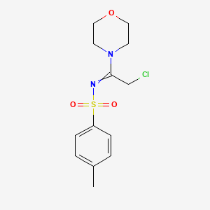 N-(2-chloro-1-morpholine-4-ylethylidene)-4-methylphenyl sulfonamide