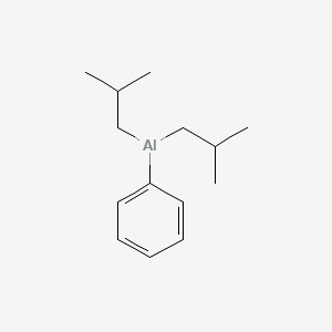 molecular formula C14H23Al B8528663 Bis(2-methylpropyl)(phenyl)alumane CAS No. 62673-29-4