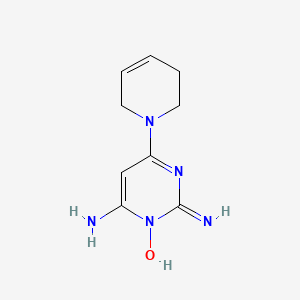 6-Amino-4-(3,6-dihydropyridin-1(2H)-yl)-2-iminopyrimidin-1(2H)-ol
