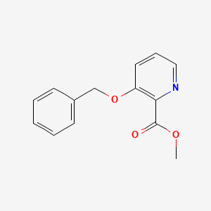 molecular formula C14H13NO3 B8528718 Methyl 3-(benzyloxy)picolinate 