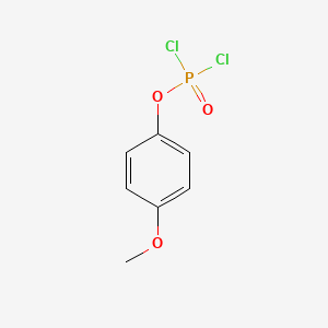 molecular formula C7H7Cl2O3P B8528890 p-Methoxyphenyl dichlorophosphate 