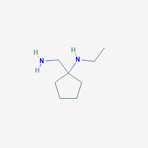 molecular formula C8H18N2 B8528948 (1-Aminomethyl-cyclopentyl)-ethyl-amine 