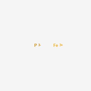 molecular formula Fe3P B085290 Ferric phosphorus(-3) anion CAS No. 12023-53-9