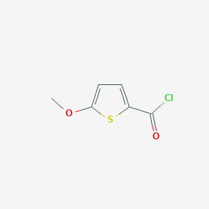 molecular formula C6H5ClO2S B8529204 5-Methoxy-2-thiophenecarbonyl chloride 