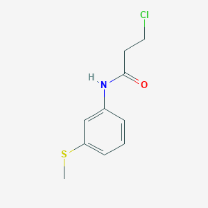 N-(3-methylthiophenyl)-beta-chloropropionamide