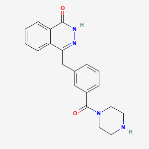 4-[[3-(Piperazine-1-carbonyl)phenyl]methyl]-2H-phthalazin-1-one