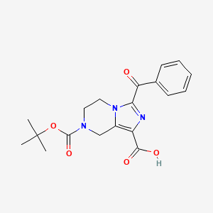 Imidazo[1,5-a]pyrazine-1,7(8h)-dicarboxylic acid,3-benzoyl-5,6-dihydro-,7-(1,1-dimethylethyl)ester