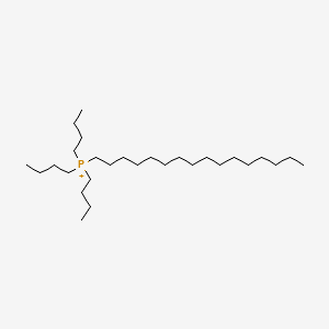 molecular formula C28H60P+ B8529309 Phosphonium, tributylhexadecyl- CAS No. 66997-36-2
