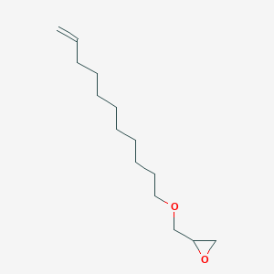 molecular formula C14H26O2 B8529317 Oxirane, [(10-undecenyloxy)methyl]- CAS No. 86714-06-9