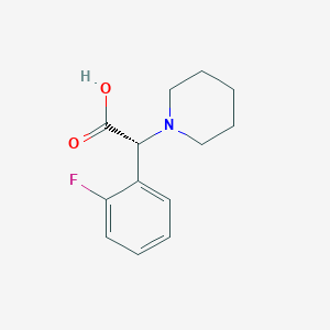 (R)-2-(2-fluorophenyl)-2-(piperidin-1-yl)acetic acid