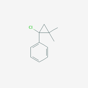 molecular formula C11H13Cl B085295 (1-Chloro-2,2-dimethylcyclopropyl)benzene CAS No. 13153-97-4