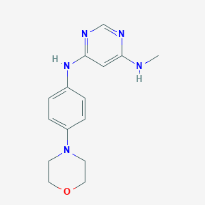 N4-methyl-N6-(4-morpholinophenyl)pyrimidine-4,6-diamine