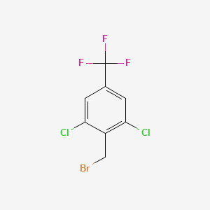 Benzene, 2-(bromomethyl)-1,3-dichloro-5-(trifluoromethyl)-
