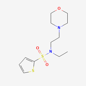 molecular formula C12H20N2O3S2 B8529569 N-Ethyl-N-[2-(4-morpholinyl)ethyl]-2-thiophenesulfonamide 