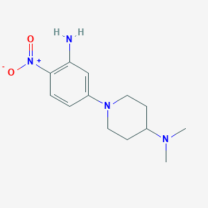 [1-(3-Amino-4-nitro-phenyl)piperidin-4-yl]-dimethyl-amine