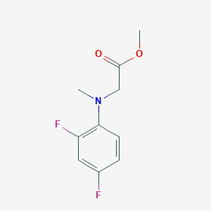 [(2,4-Difluoro-phenyl)-methyl-amino]-acetic acid methyl ester
