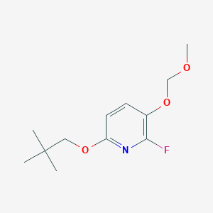 2-Fluoro-3-(methoxymethoxy)-6-(neopentyloxy)pyridine