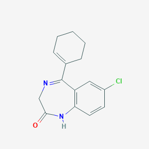 molecular formula C15H15ClN2O B085296 Nortetrazepam CAS No. 10379-11-0