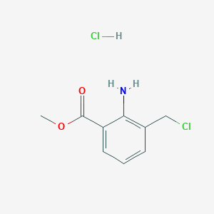 Methyl 2-amino-3-(chloromethyl)benzoate hydrochloride