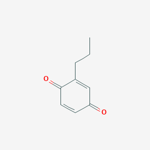 molecular formula C9H10O2 B8529623 2-Propyl-1,4-benzoquinone 