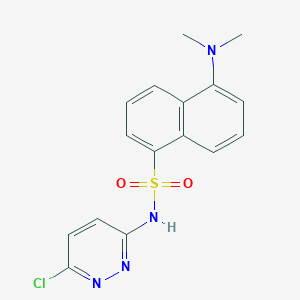 5-(dimethylamino)-N-(6-chloro-3-pyridazinyl)-1-naphthalenesulphonamide