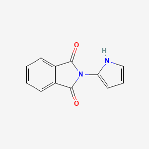 molecular formula C12H8N2O2 B8529719 Phthalimidopyrrole 