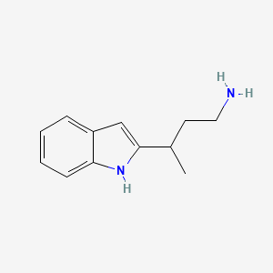 molecular formula C12H16N2 B8529733 3-Indolyl-butylamine 