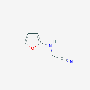molecular formula C6H6N2O B8529790 alpha-(2-Furyl)aminoacetonitrile 